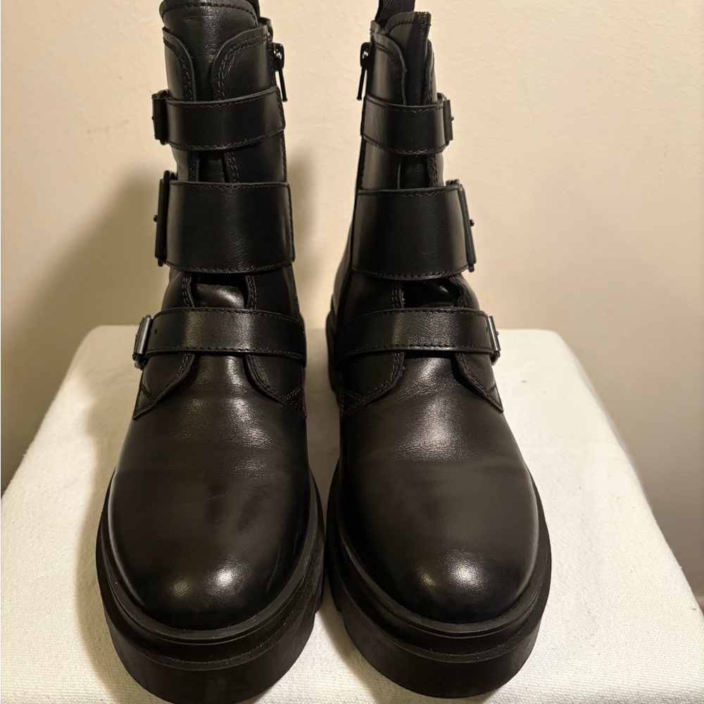 Fly London Women's Black Ankle Boots with Straps